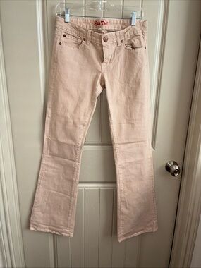 Hard Tail Tan Wide-Leg Jeans